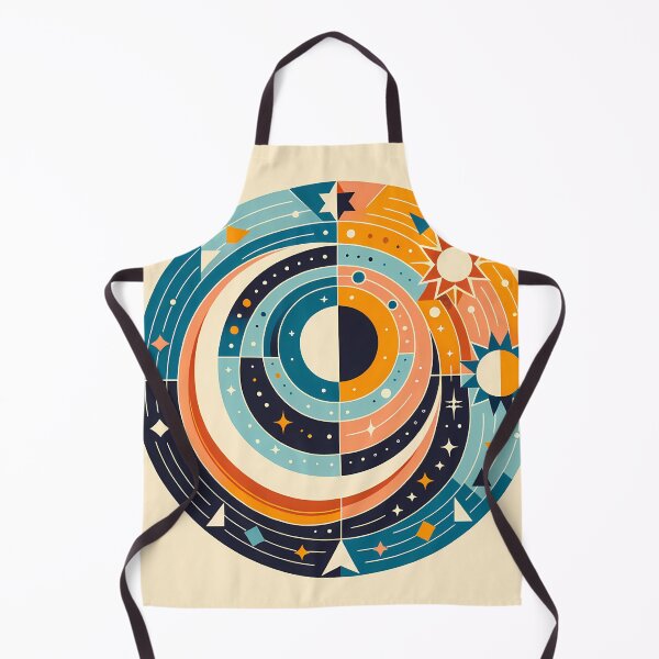 Item preview, Geometric Sun and Moon Circle designed and sold by InkSmithery.