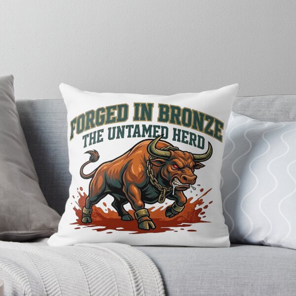 Item preview, Fierce Bronze Bull Mascot designed and sold by dreephic22.