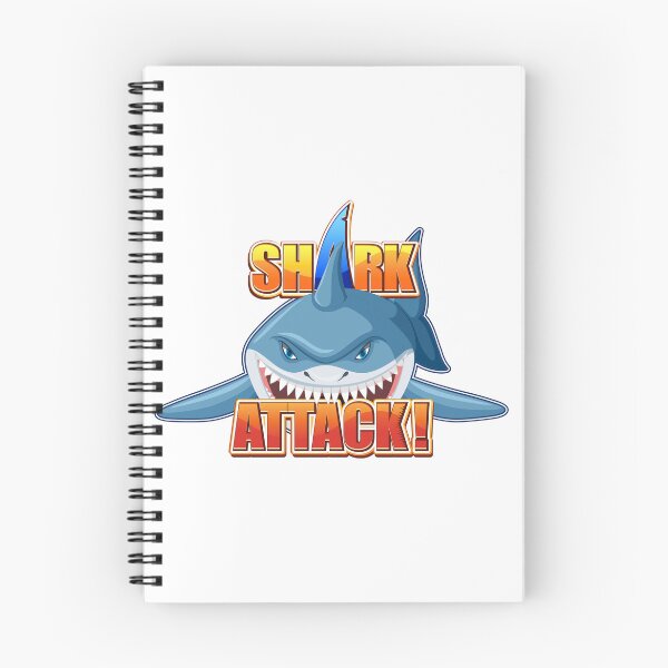 Item preview, Shark Attack Funny Cartoon Great White Shark Ocean Gift designed and sold by Unsololugar.