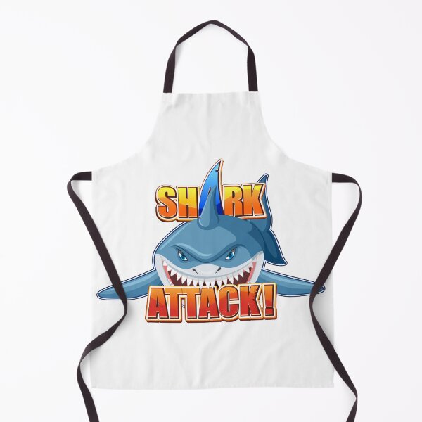 Item preview, Shark Attack Funny Cartoon Great White Shark Ocean Gift designed and sold by Unsololugar.