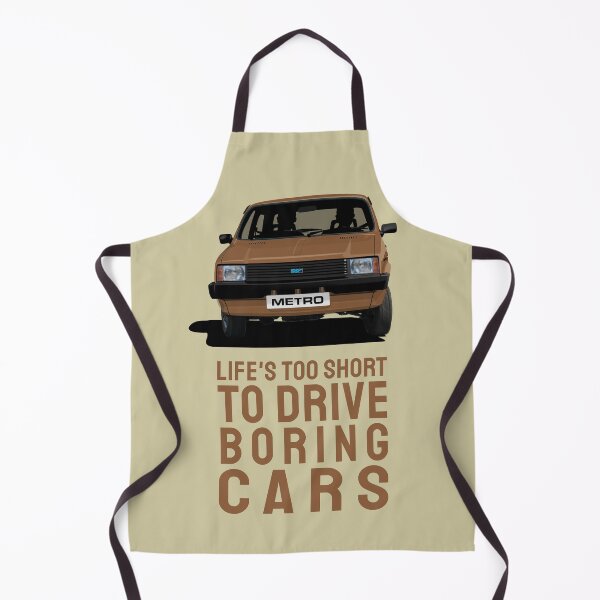 Item preview, Life's too short to drive boring cars - Austin Metro in brown designed and sold by knappidesign.