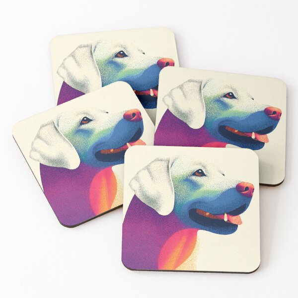 Item preview, Colorful Labrador Retriever Portrait designed and sold by lautir.