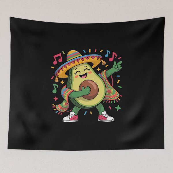 Item preview, Cinco De Mayo Avocado Mexican Fiesta Celebration designed and sold by CORJIDOG-ART.