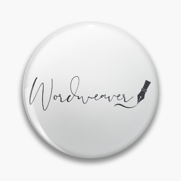 Item preview, Wordweaver Script Typography with Fountain Pen – Charcoal Ink designed and sold by PKDWriterMerch.