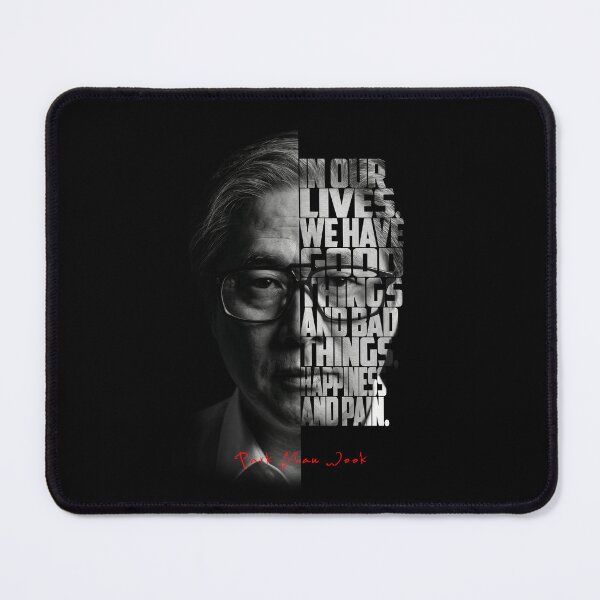 Item preview, Park Chan Wook Split Face Quote Poster designed and sold by Enea Kelo.
