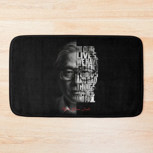Item preview, Park Chan Wook Split Face Quote Poster designed and sold by Enea Kelo.