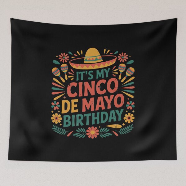 Item preview, It's My Cinco De Mayo Birthday Party Mexican Celebration designed and sold by CORJIDOG-ART.