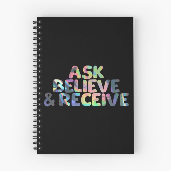 Item preview, Ask, Believe & Receive – Law of Attraction Manifestation Aesthetic Design designed and sold by CosmicCutouts.