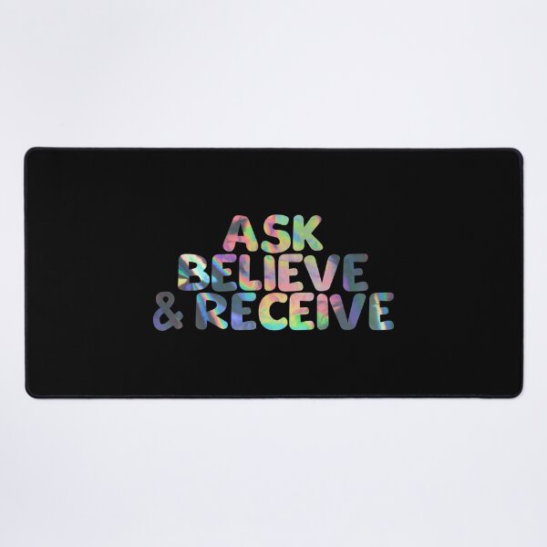 Item preview, Ask, Believe & Receive – Law of Attraction Manifestation Aesthetic Design designed and sold by CosmicCutouts.