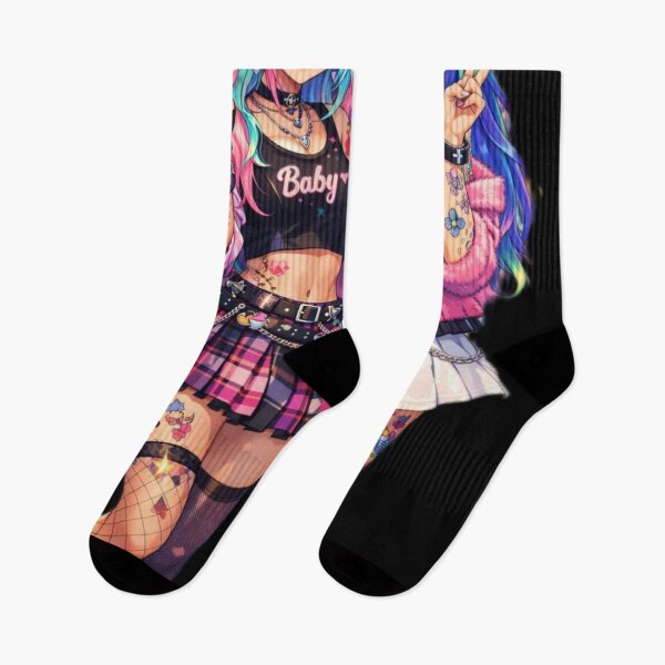 Item preview, Hyper Kawaii Rave Twin Idols designed and sold by RadaQueen.