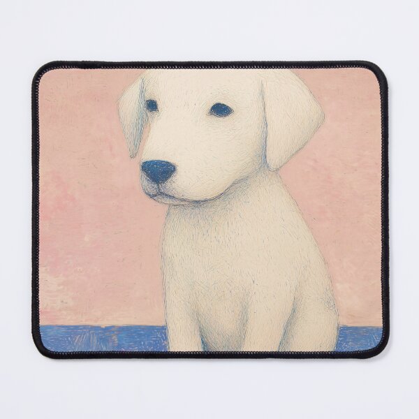 Item preview, Cute Puppy Labrador Retriever on Checkered Floor designed and sold by lautir.