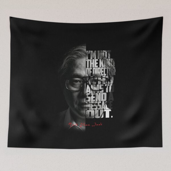 Item preview, Park Chan Wook Split Face Quote Poster designed and sold by Enea Kelo.