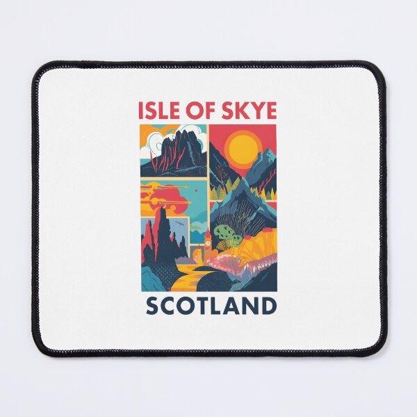 Item preview, A Pop Art Travel Print of Isle of Skye - Scotland designed and sold by StudioRedKoala.