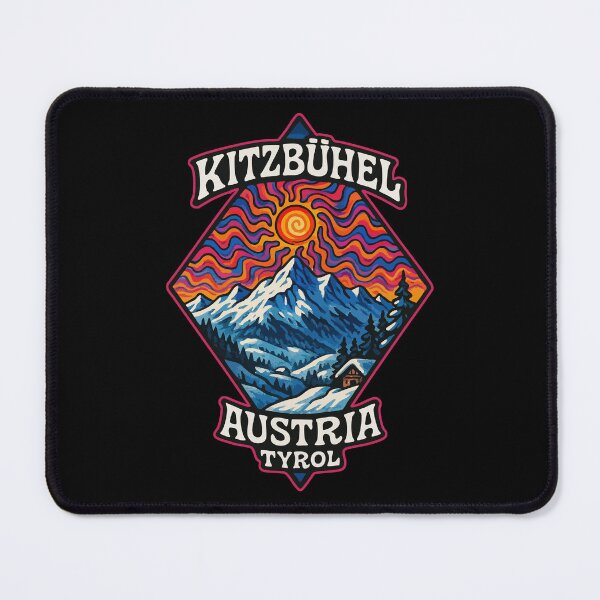 Item preview, Kitzbuhel Austria Tyrol Trippy Art Travel designed and sold by TomFrontierArt.