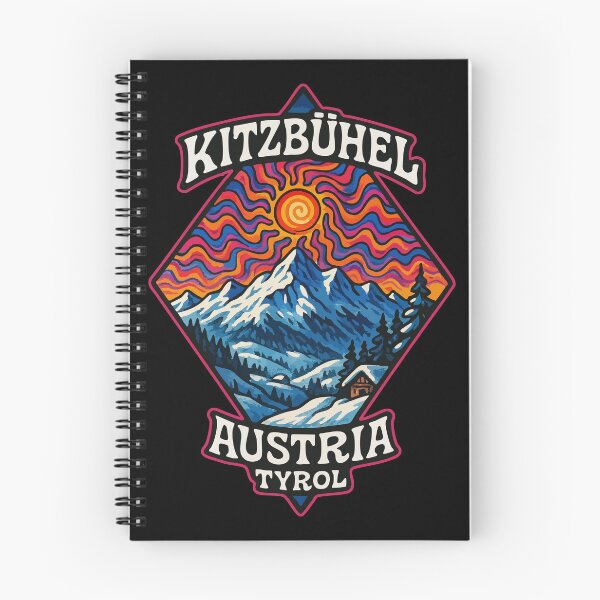 Item preview, Kitzbuhel Austria Tyrol Trippy Art Travel designed and sold by TomFrontierArt.