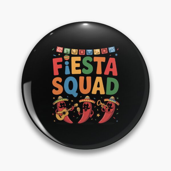 Item preview, ¡Fiesta Squad Cinco De Mayo Mexican Celebration Group Party designed and sold by CORJIDOG-ART.