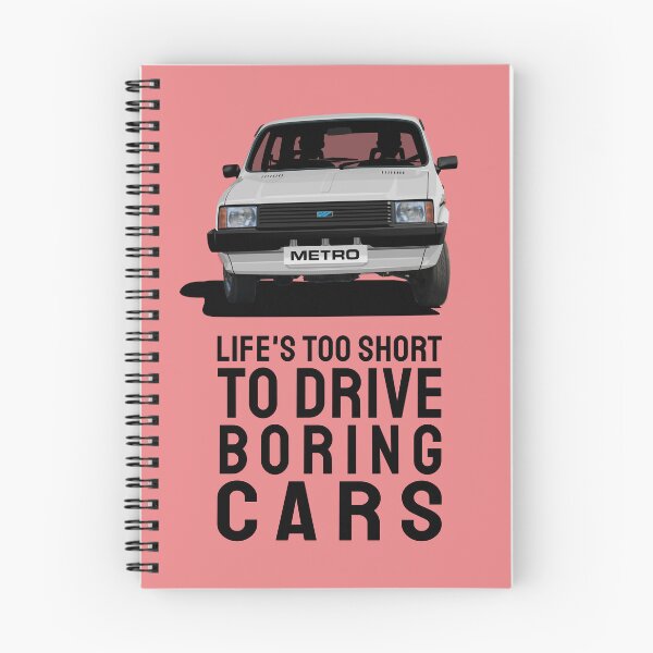 Item preview, Life's too short to drive boring cars - Austin Metro in white designed and sold by knappidesign.