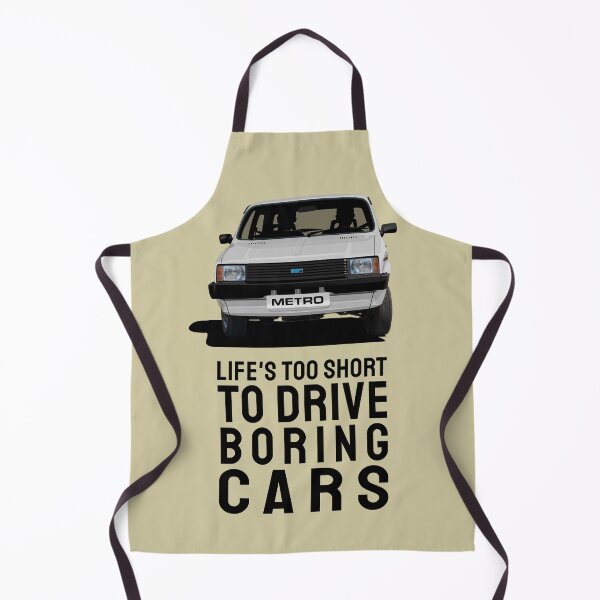 Item preview, Life's too short to drive boring cars - Austin Metro in white designed and sold by knappidesign.