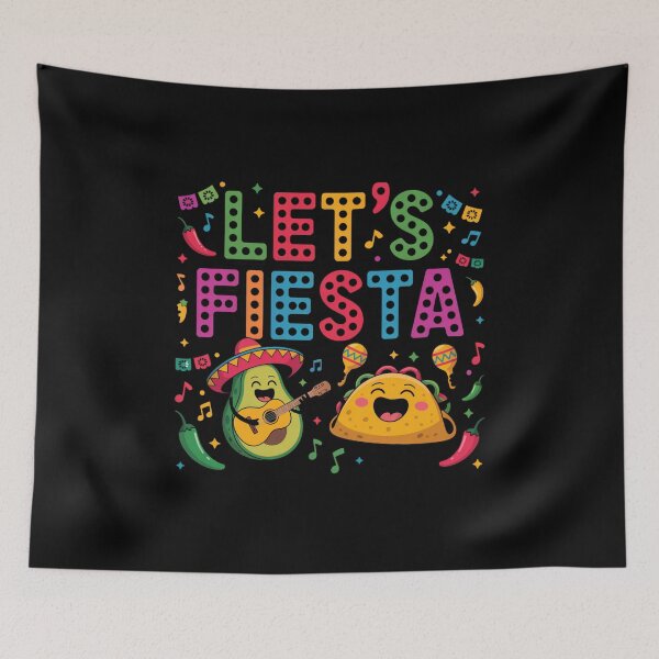 Item preview, Let's Fiesta Mexican Celebration Party Cinco De Mayo designed and sold by CORJIDOG-ART.