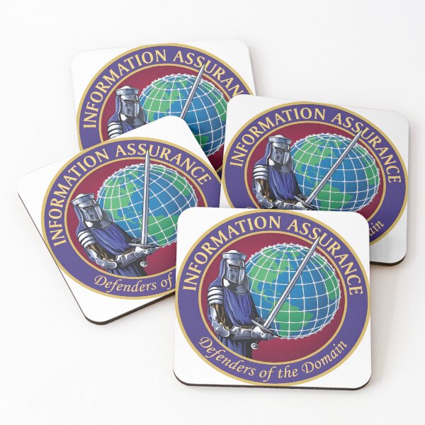 Item preview, Guardian of the Digital Realm: Information Assurance Emblem designed and sold by CharlieDesings.