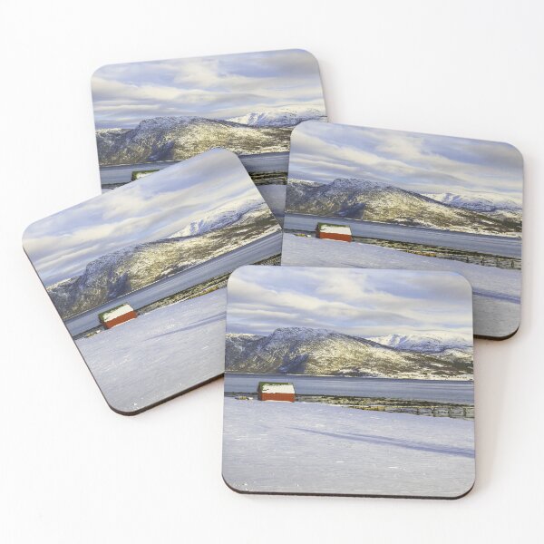 Item preview, Winter Sun At Lovely Fjord In Norway designed and sold by Susan Dost.
