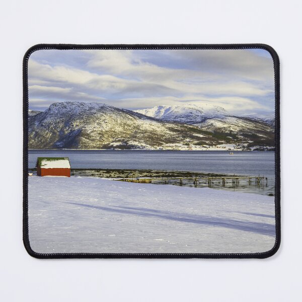 Item preview, Winter Sun At Lovely Fjord In Norway designed and sold by Susan Dost.