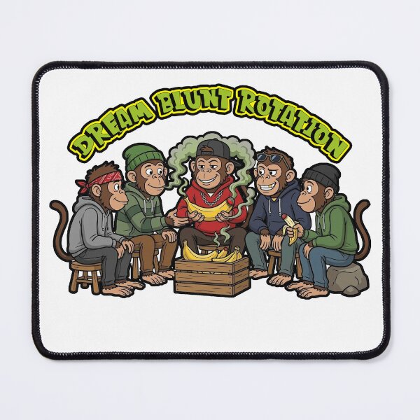Item preview, DREAM BLUNT ROTATION MONKEYS SMOKING BANANAS designed and sold by Python Designs .