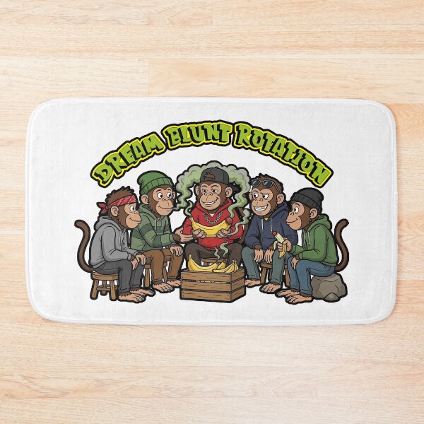 Item preview, DREAM BLUNT ROTATION MONKEYS SMOKING BANANAS designed and sold by Python Designs .