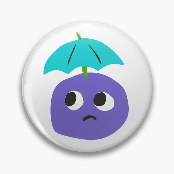 Item preview, Sad Blueberry with Light Blue Umbrella designed and sold by KoDi91.