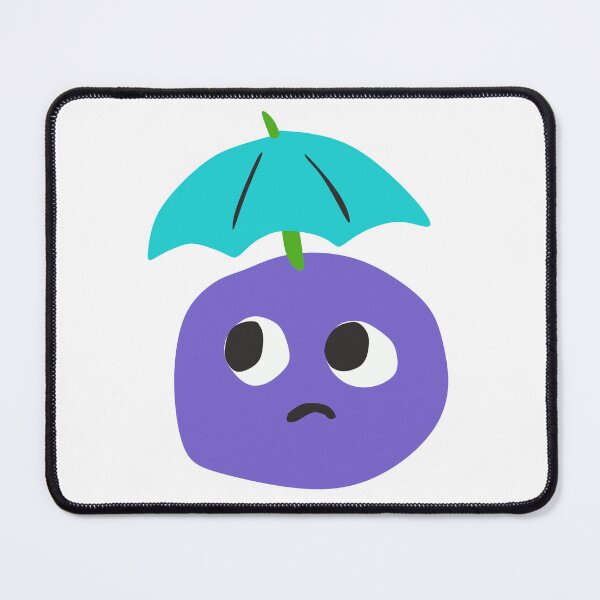 Item preview, Sad Blueberry with Light Blue Umbrella designed and sold by KoDi91.