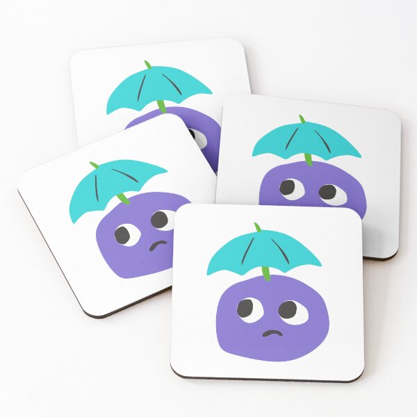 Item preview, Sad Blueberry with Light Blue Umbrella designed and sold by KoDi91.