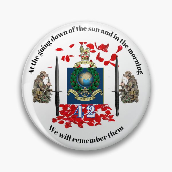 Item preview, 42 Commando Royal Marines we will remember them designed and sold by Bootneckstore.