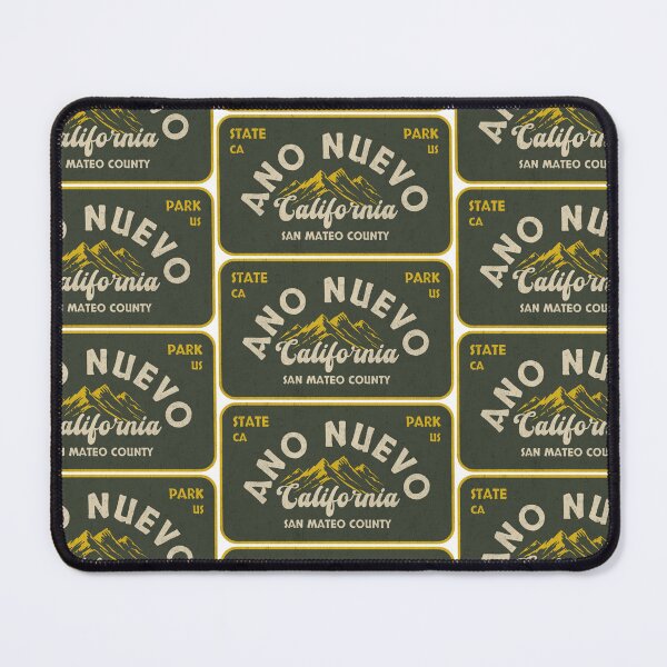 Item preview, Año Nuevo State Park, San Mateo County, California, badge design designed and sold by Wanderful-roads.