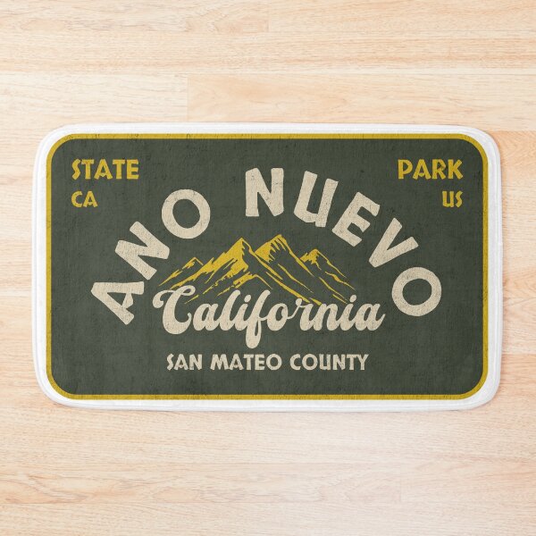 Item preview, Año Nuevo State Park, San Mateo County, California, badge design designed and sold by Wanderful-roads.