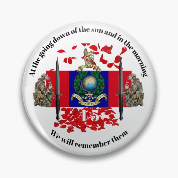 Item preview, 45 Commando Royal Marines we will remember them designed and sold by Bootneckstore.