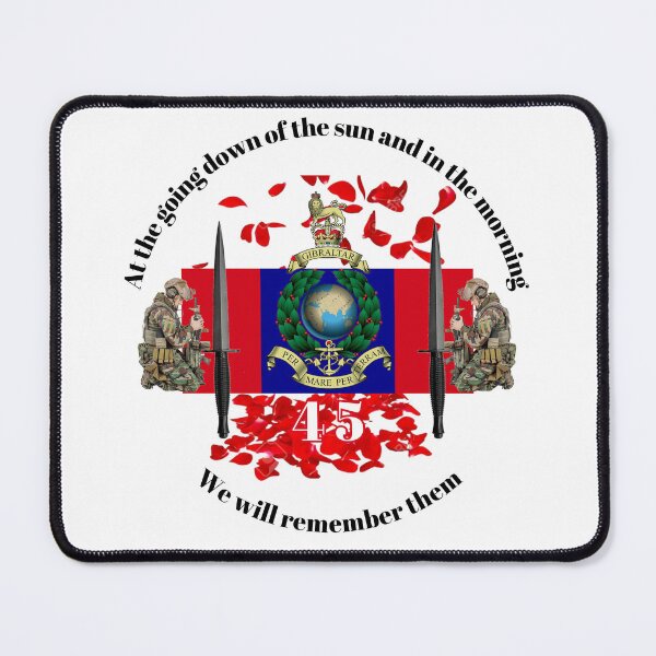 Item preview, 45 Commando Royal Marines we will remember them designed and sold by Bootneckstore.