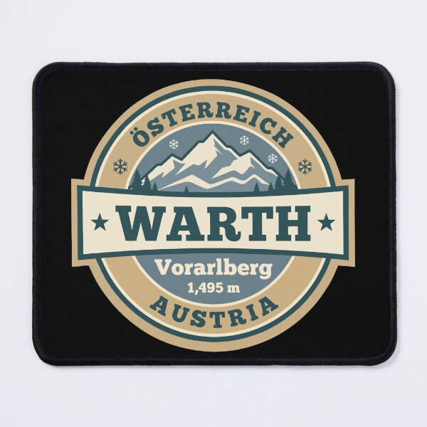 Item preview, Warth Vorarlberg Austria Vintage Mountain Badge designed and sold by Digital Art Works  Hub.