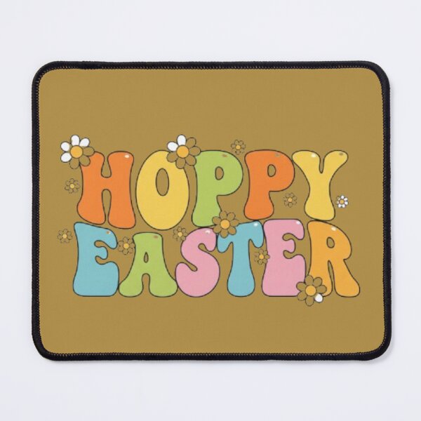 Item preview,  Retro Groovy Hoppy Easter Typography Sticker designed and sold by i-corp.