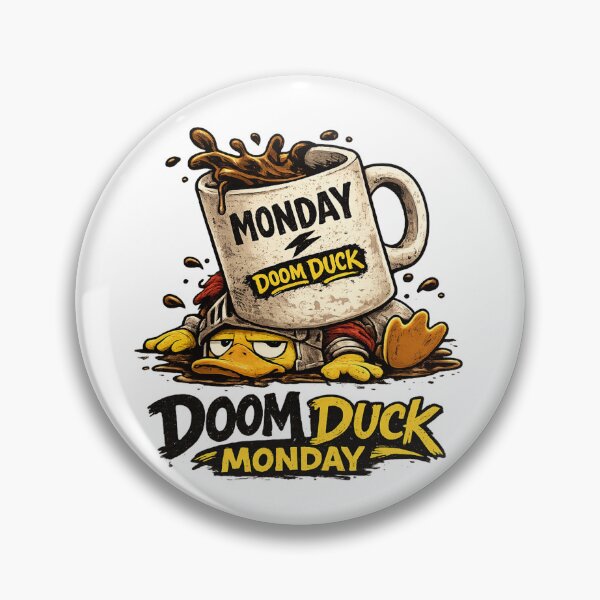 Item preview, Doom Duck Monday Coffee Disaster designed and sold by Beaurozier.