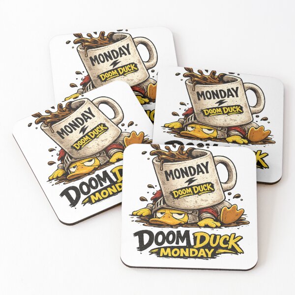 Item preview, Doom Duck Monday Coffee Disaster designed and sold by Beaurozier.