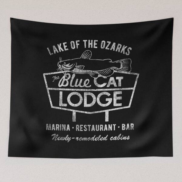 Item preview, Lake Of The Ozark The Blue Cat Lodge Marina Restaurant Bar Newly Remodeled Cabins (On Darks) designed and sold by AbdoShop10.