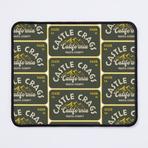 Item preview, Castle Crags State Park, Shasta County, California, badge design designed and sold by Wanderful-roads.