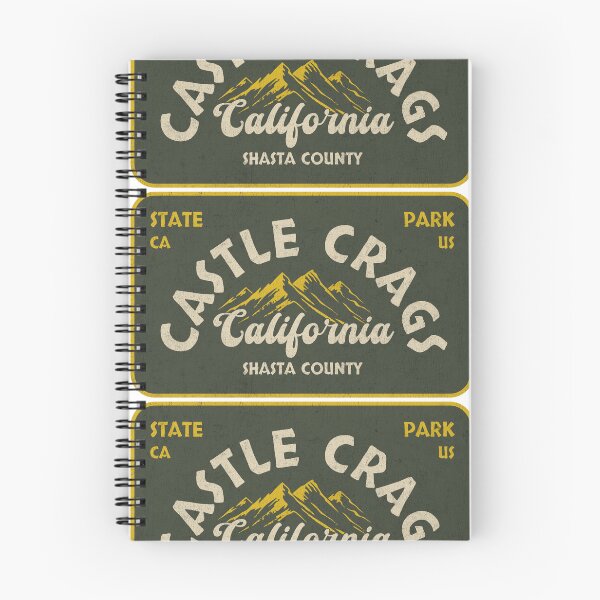 Item preview, Castle Crags State Park, Shasta County, California, badge design designed and sold by Wanderful-roads.