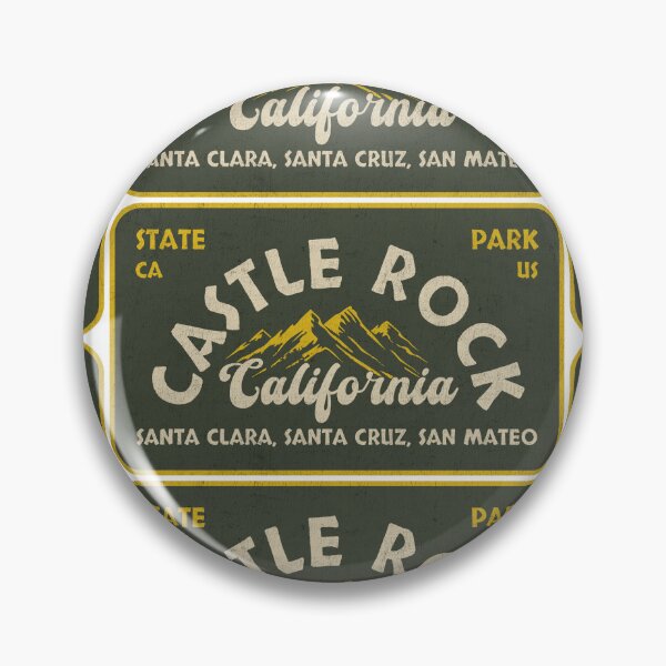 Item preview, Castle Rock State Park, Santa Clara - Santa Cruz - San Mateo, California, badge design designed and sold by Wanderful-roads.