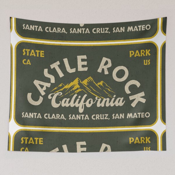 Item preview, Castle Rock State Park, Santa Clara - Santa Cruz - San Mateo, California, badge design designed and sold by Wanderful-roads.