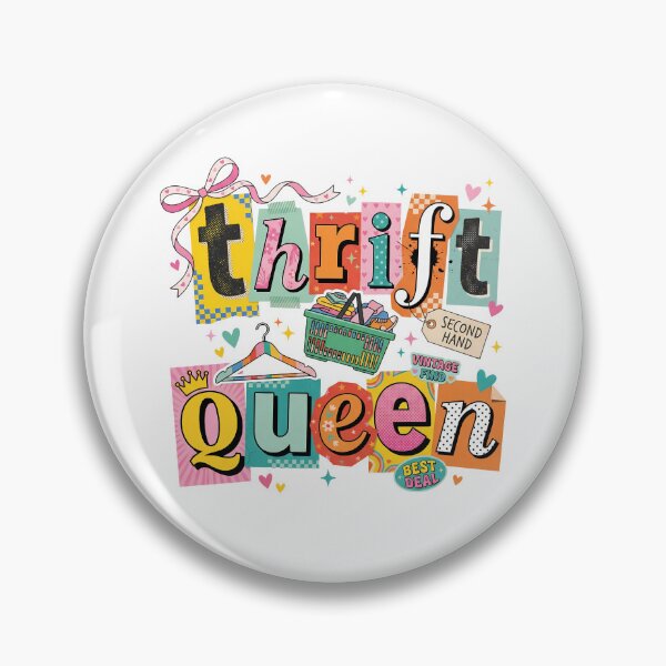 Item preview, Thrift Queen Vintage Thrifting Lover designed and sold by Gallory Hive.