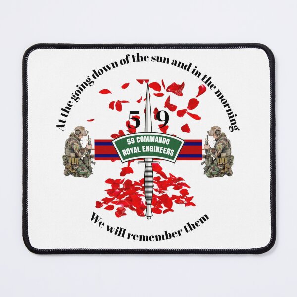 Item preview, 59 Commando Royal Engineers we will remember them designed and sold by Bootneckstore.