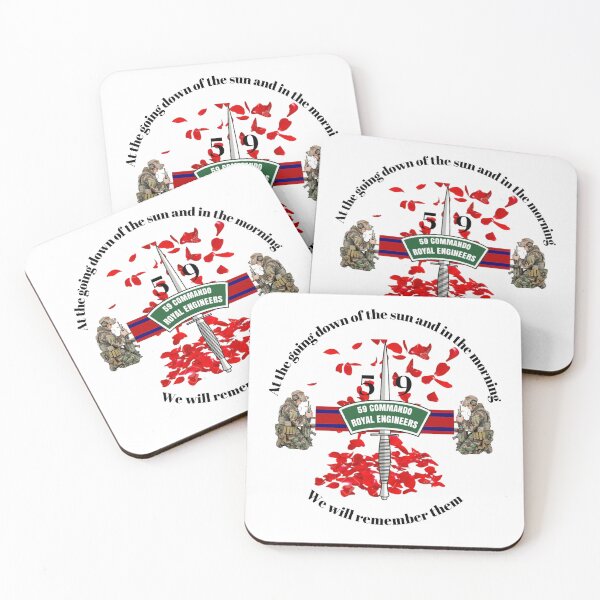 Item preview, 59 Commando Royal Engineers we will remember them designed and sold by Bootneckstore.