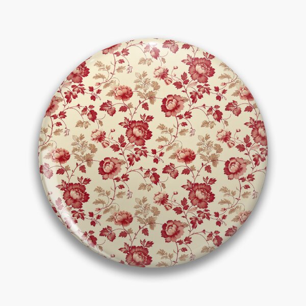 Item preview, Vintage Red Floral Pattern designed and sold by LouieVanille.