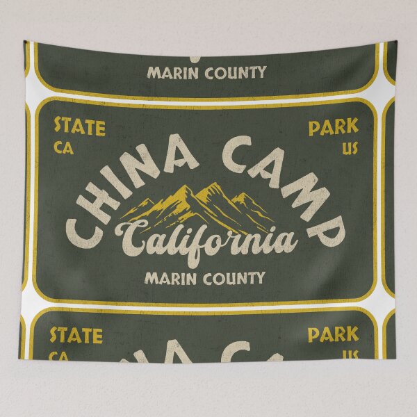 Item preview, China Camp State Park, Marin County, California, badge design designed and sold by Wanderful-roads.
